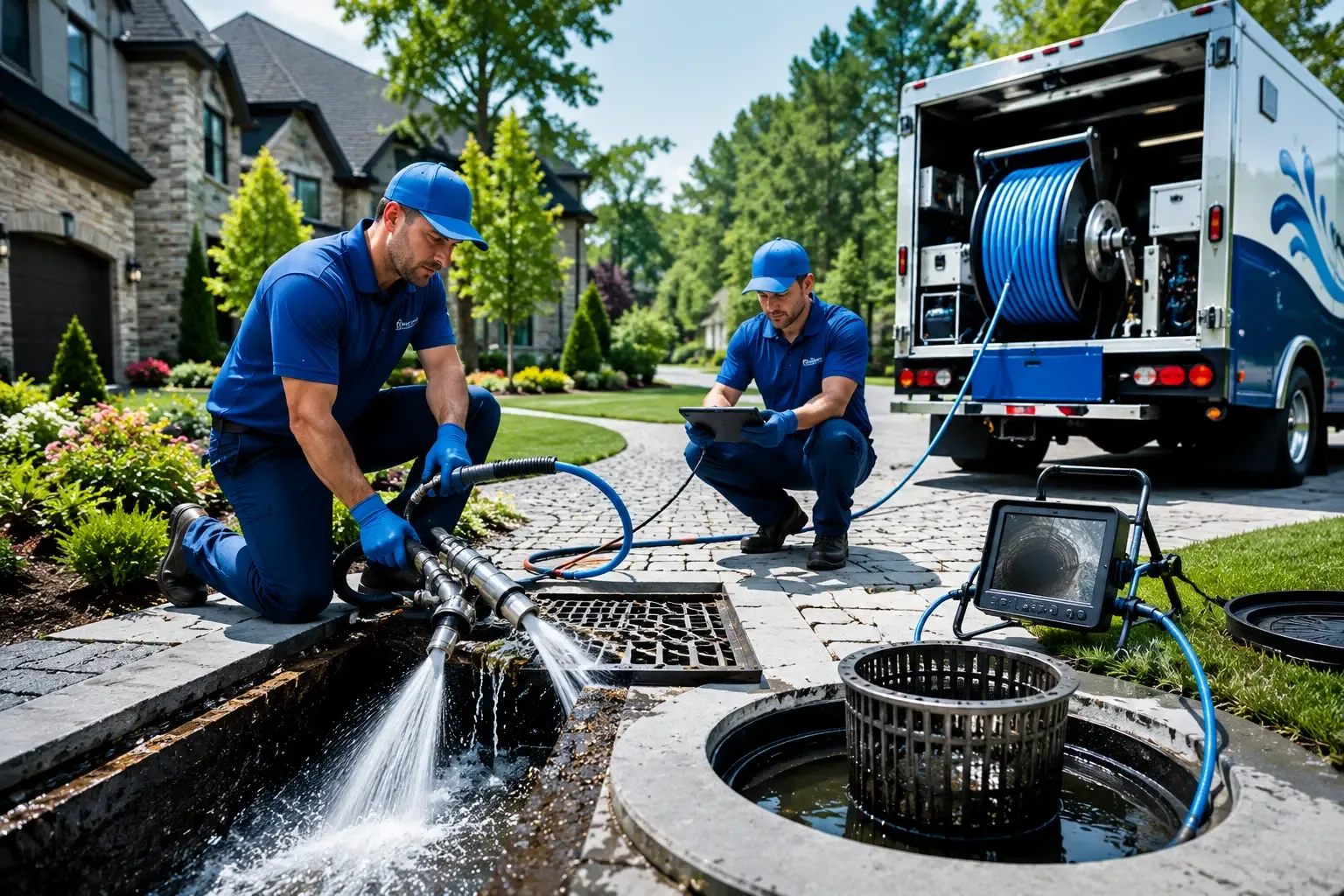 Local outdoor drain cleaning professionals in Wooton, KY